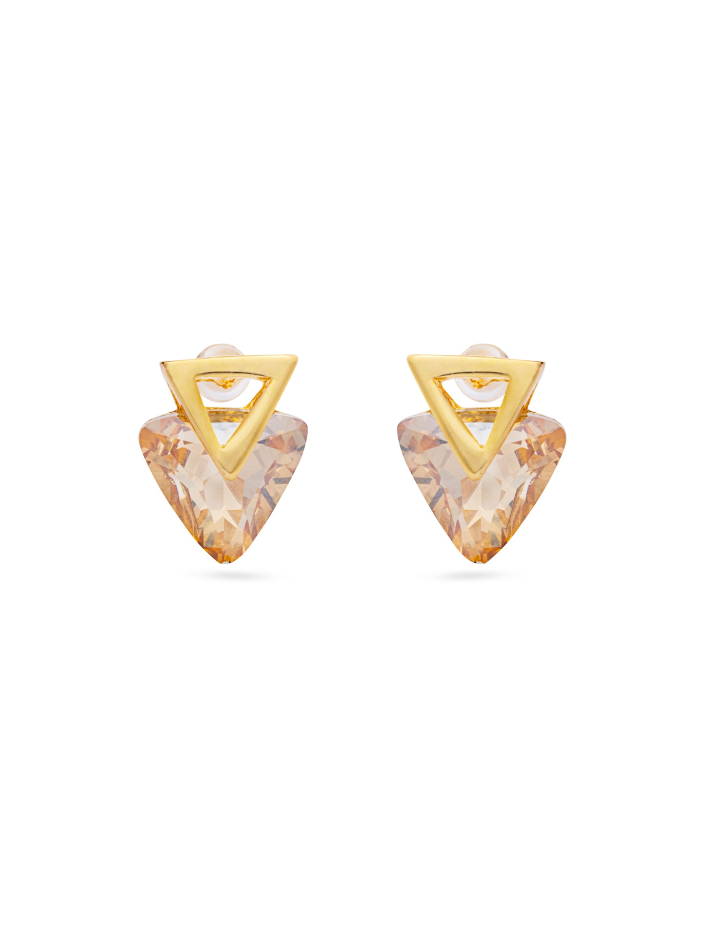 Topaz Crystal Studs