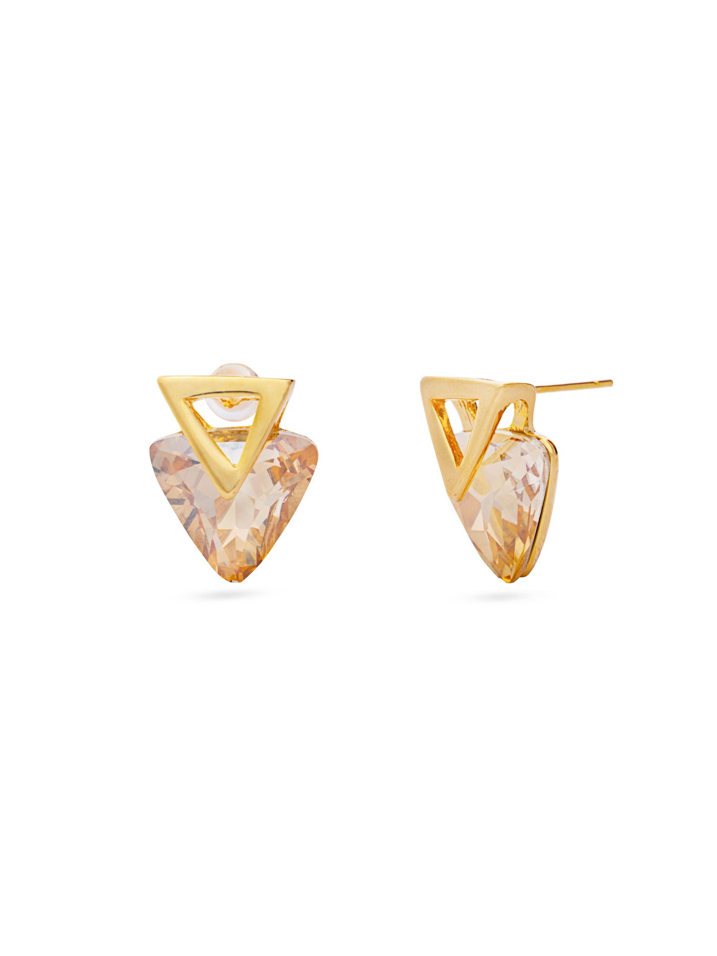 Topaz Crystal Studs