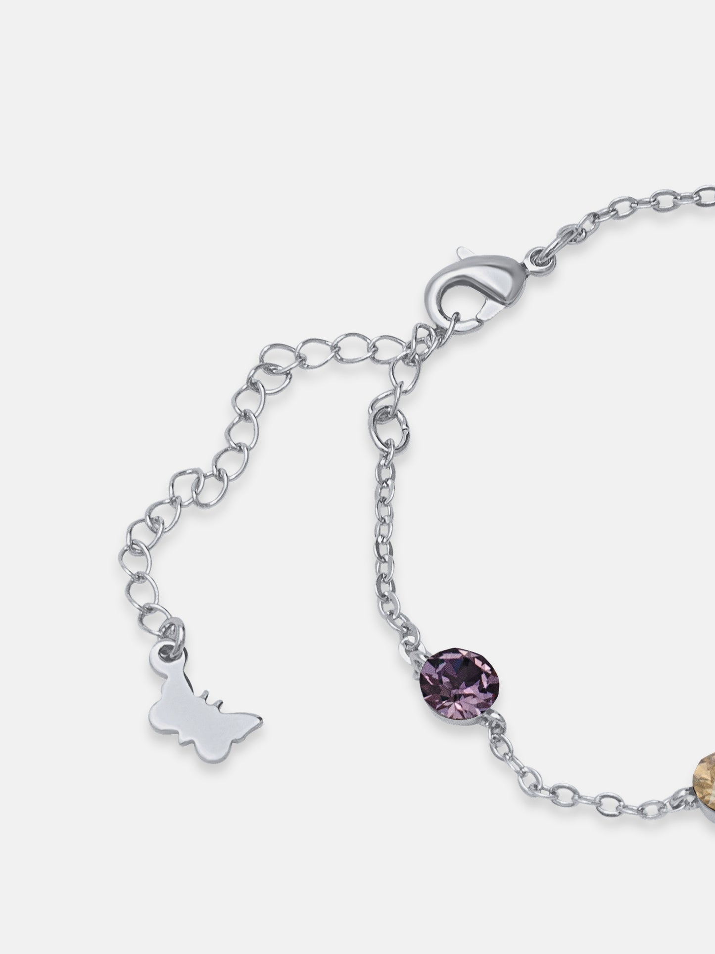 Purple Shades Swarovski Crystal Bracelet