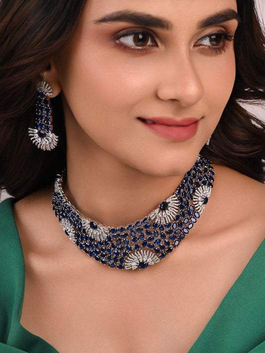 Sapphire & Diamond Chic Set