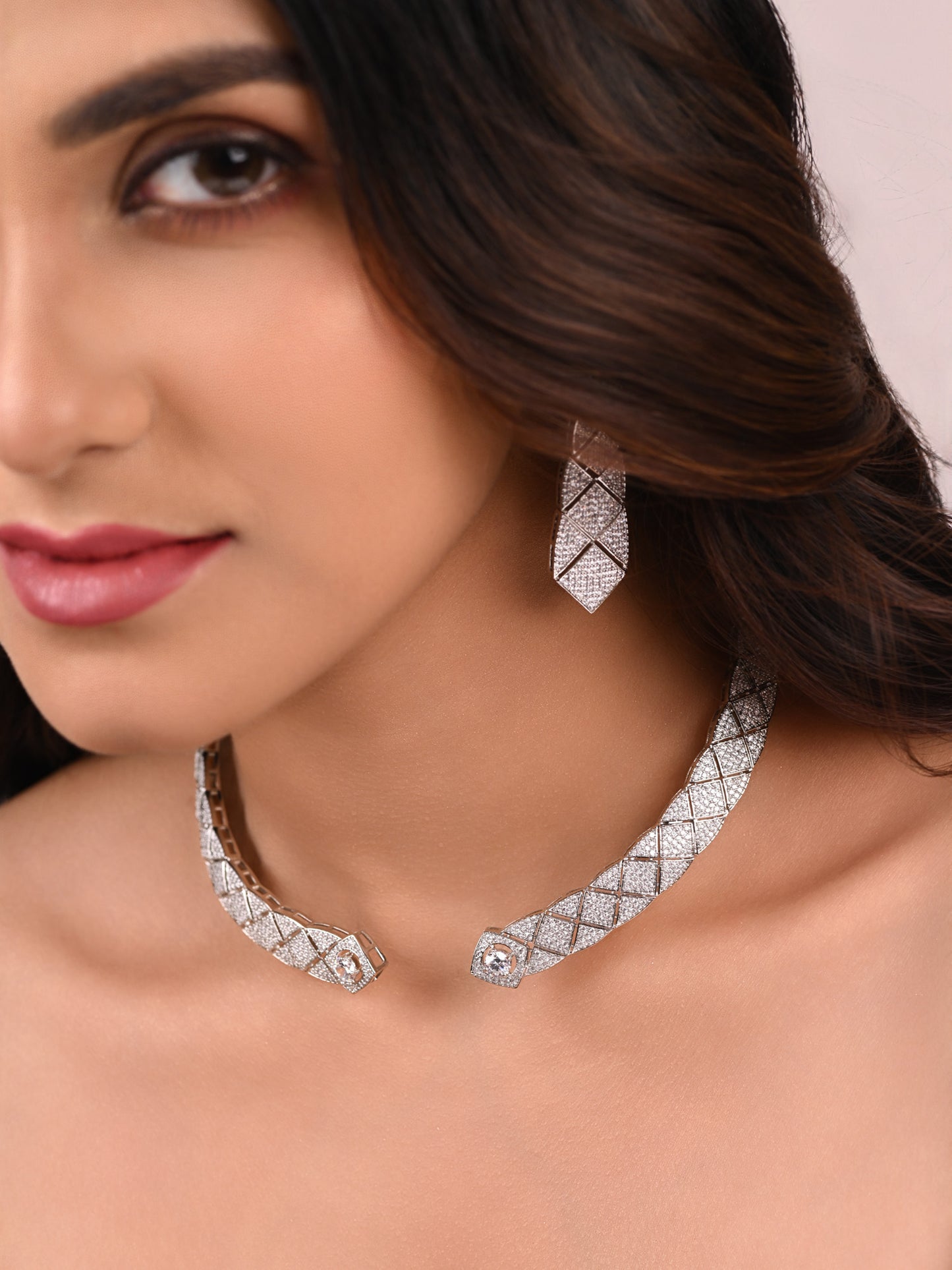 Italian Open Collar Necklace Set