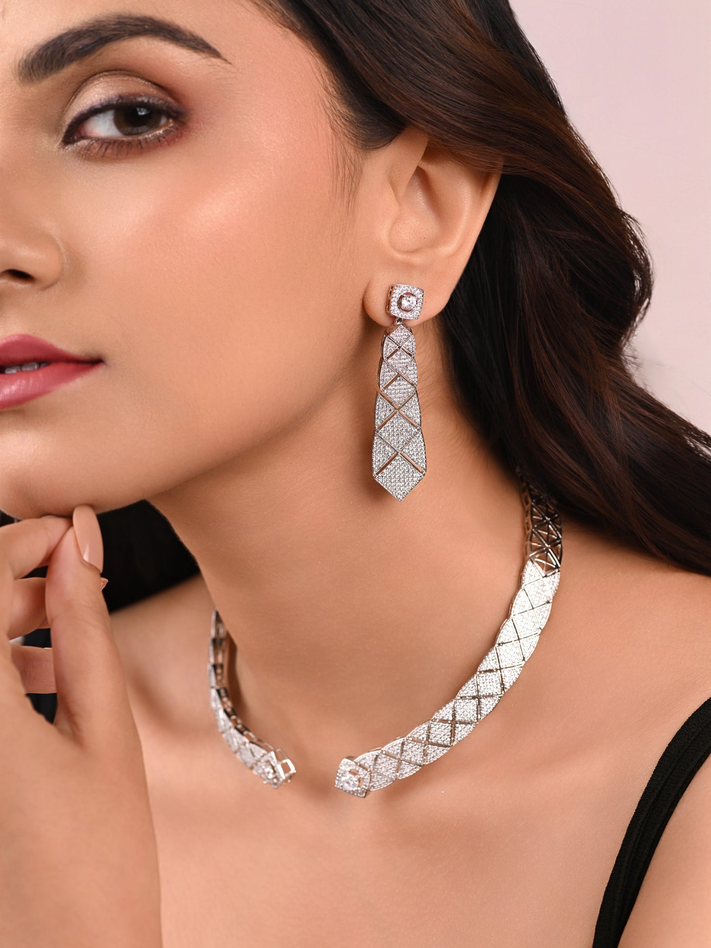 Italian Open Collar Necklace Set