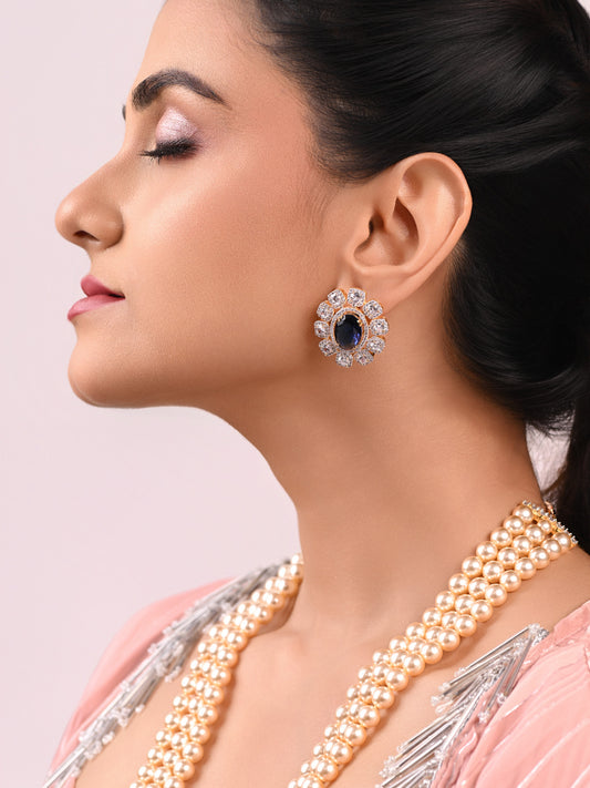 Queens Legacy Sapphire Studded Pearl Set