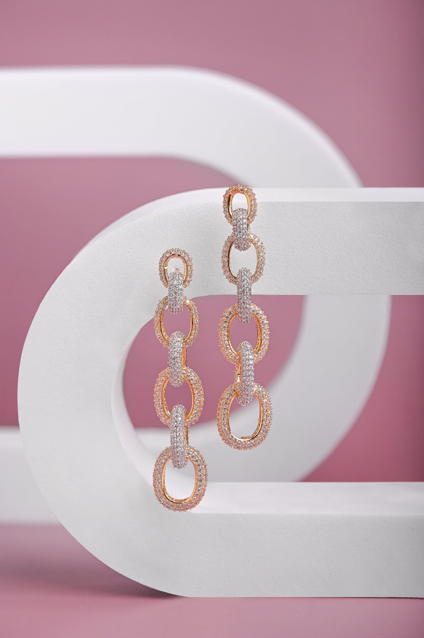 Italian Gradation Chain Earring