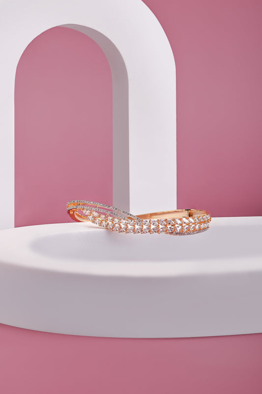 Designer Diamond Looking Zirconia Bracelet