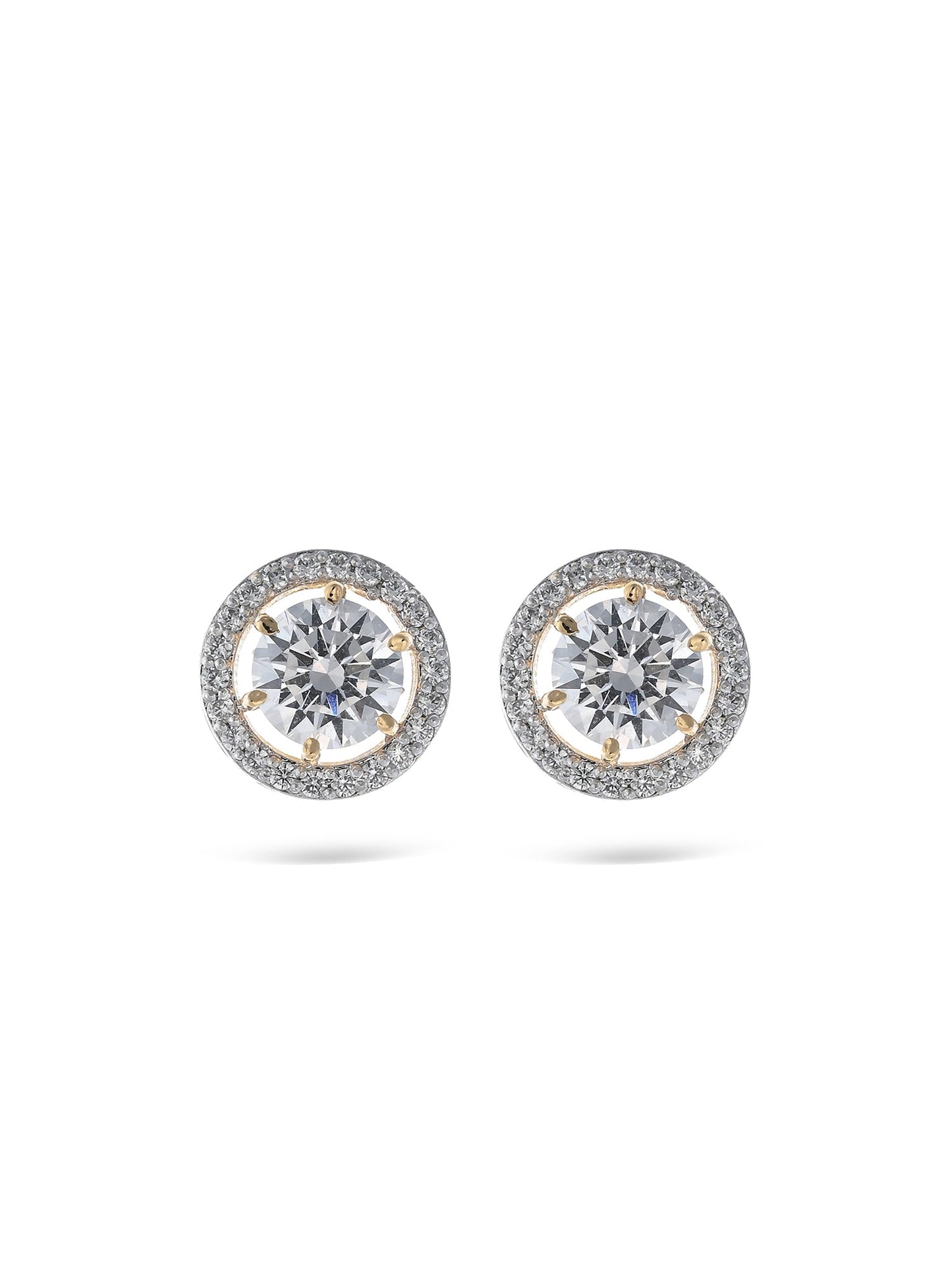 Swarovski Crystal Stud with Halo