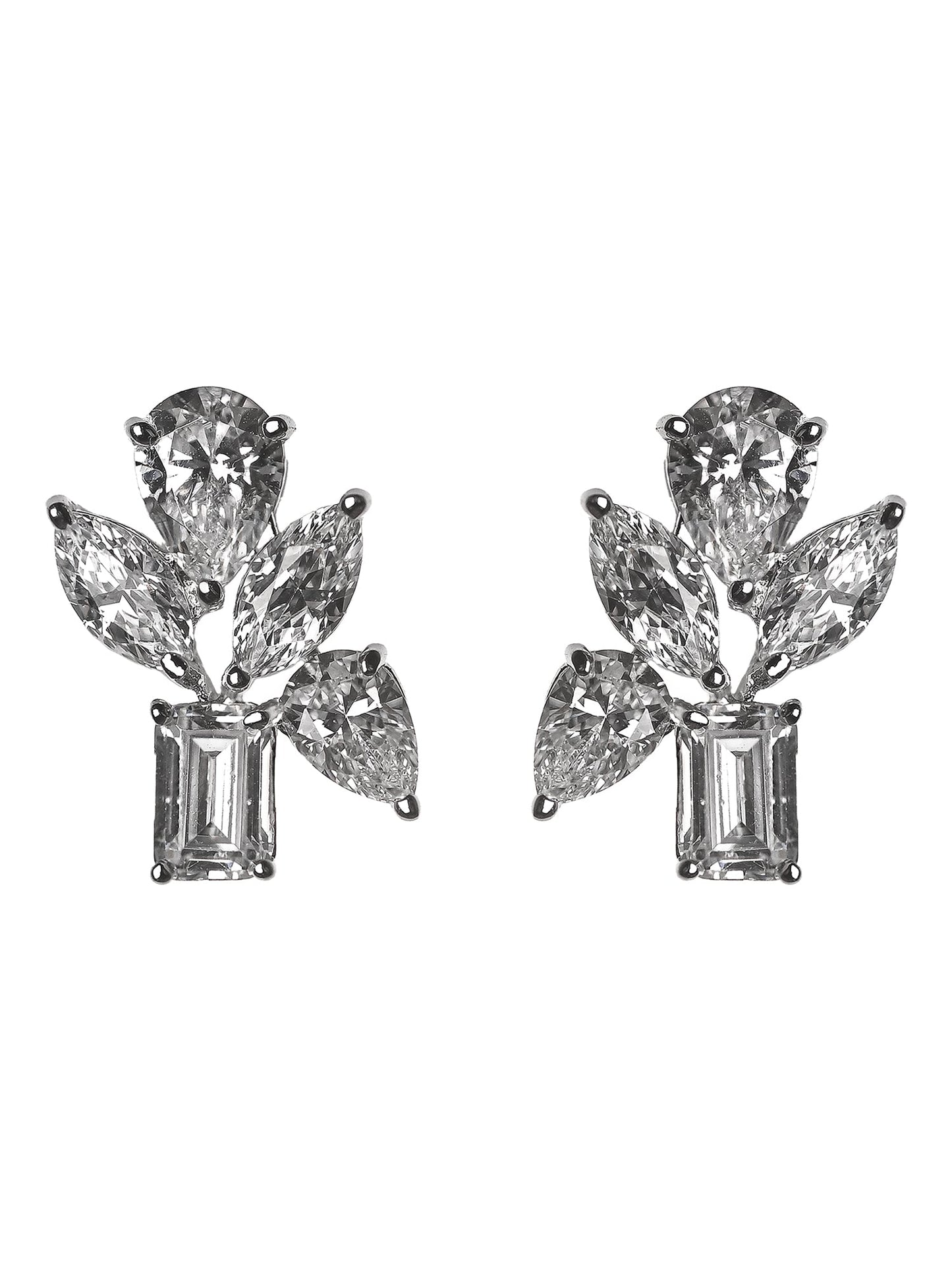 Multi Shape Swarovski Crystal Stud