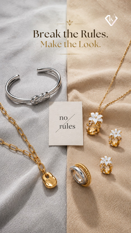 Mixing Gold and Silver Is the Biggest Jewellery Rule Break of 2026 — And We Are Here for It