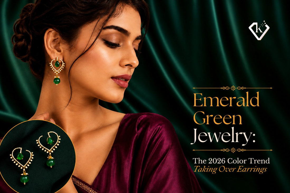 Emerald Green Jewelry: The 2026 Color Trend Taking Over Earrings