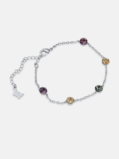 Purple Shades Swarovski Crystal Bracelet