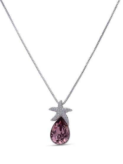 Swarovski Crystal Drop with Star Pandant