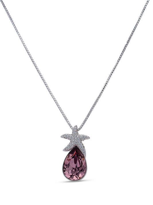 Swarovski Crystal Drop with Star Pandant