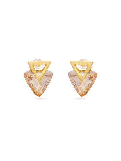 Topaz Crystal Studs
