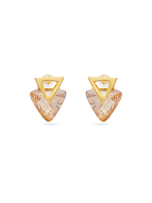Topaz Crystal Studs