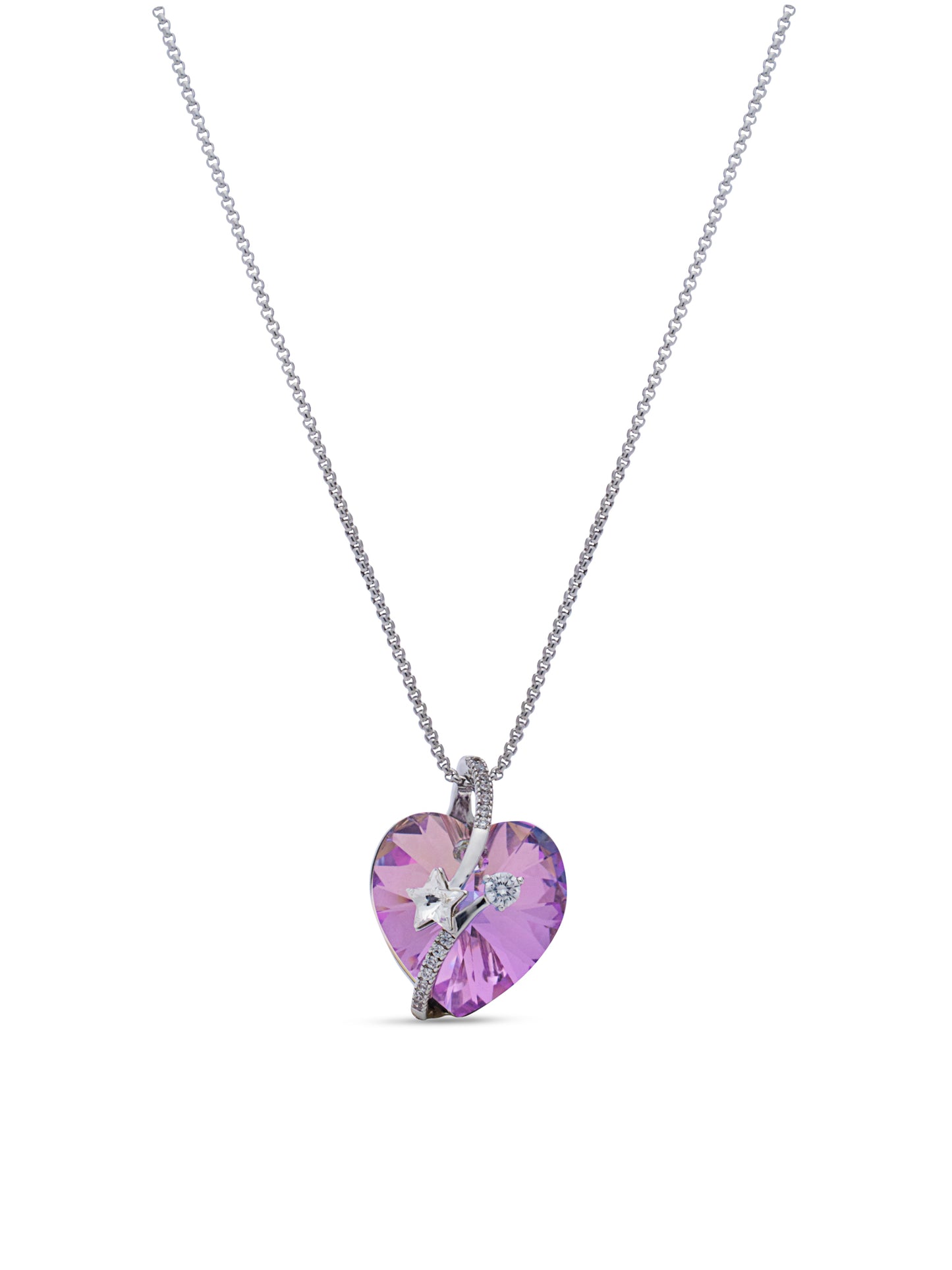 Titanic Swarovski Crystal Pendant - Rainbow