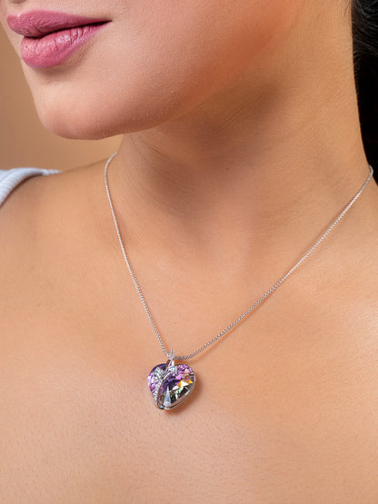 Titanic Swarovski Crystal Pendant - Rainbow