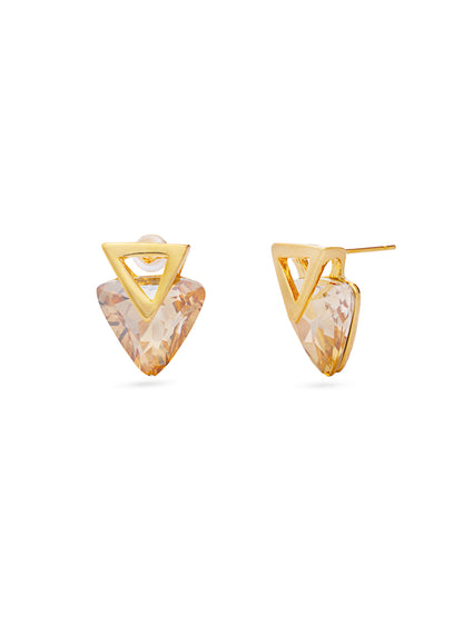 Topaz Crystal Studs