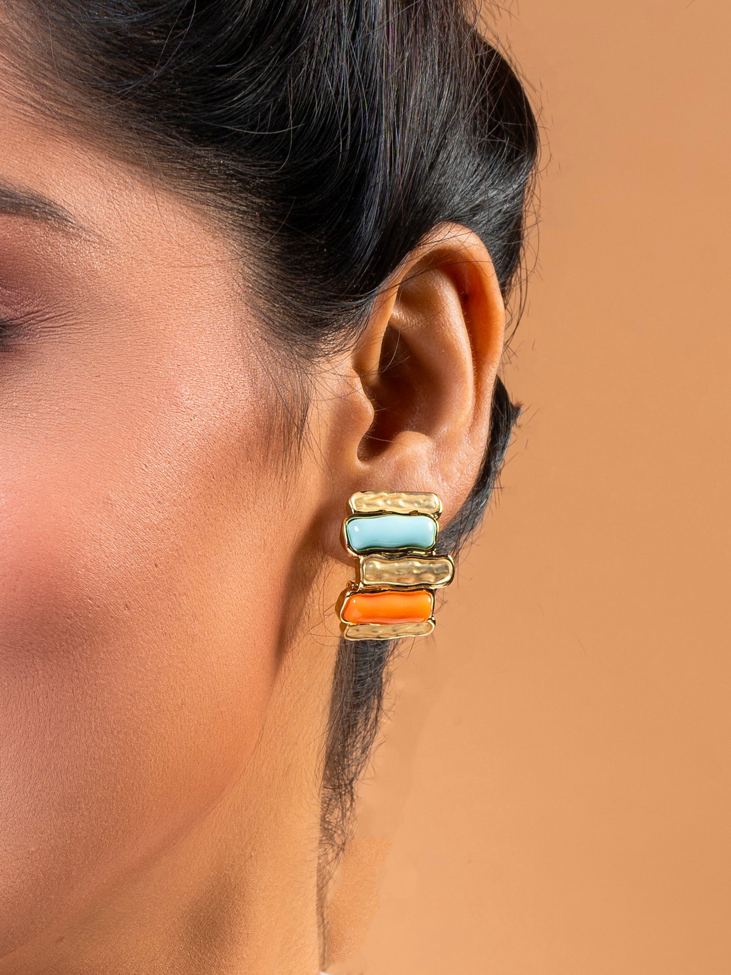Multi Colour Brick Pendent Set