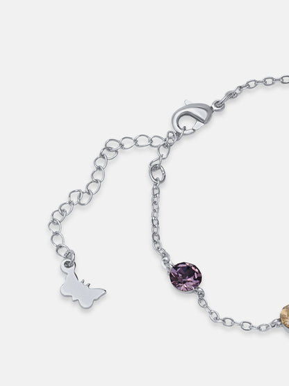 Purple Shades Swarovski Crystal Bracelet