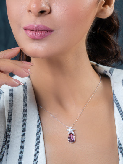 Swarovski Crystal Drop with Star Pandant