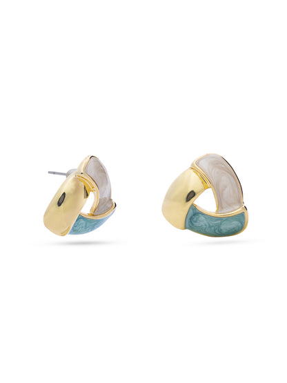 Tri-Tone Curved Harmony Pendent Set