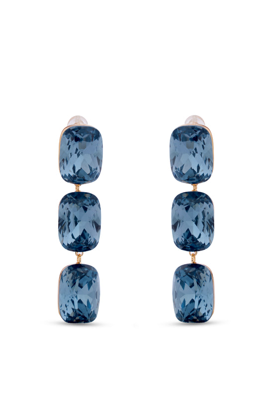 Turquoise Crytsal Danglers