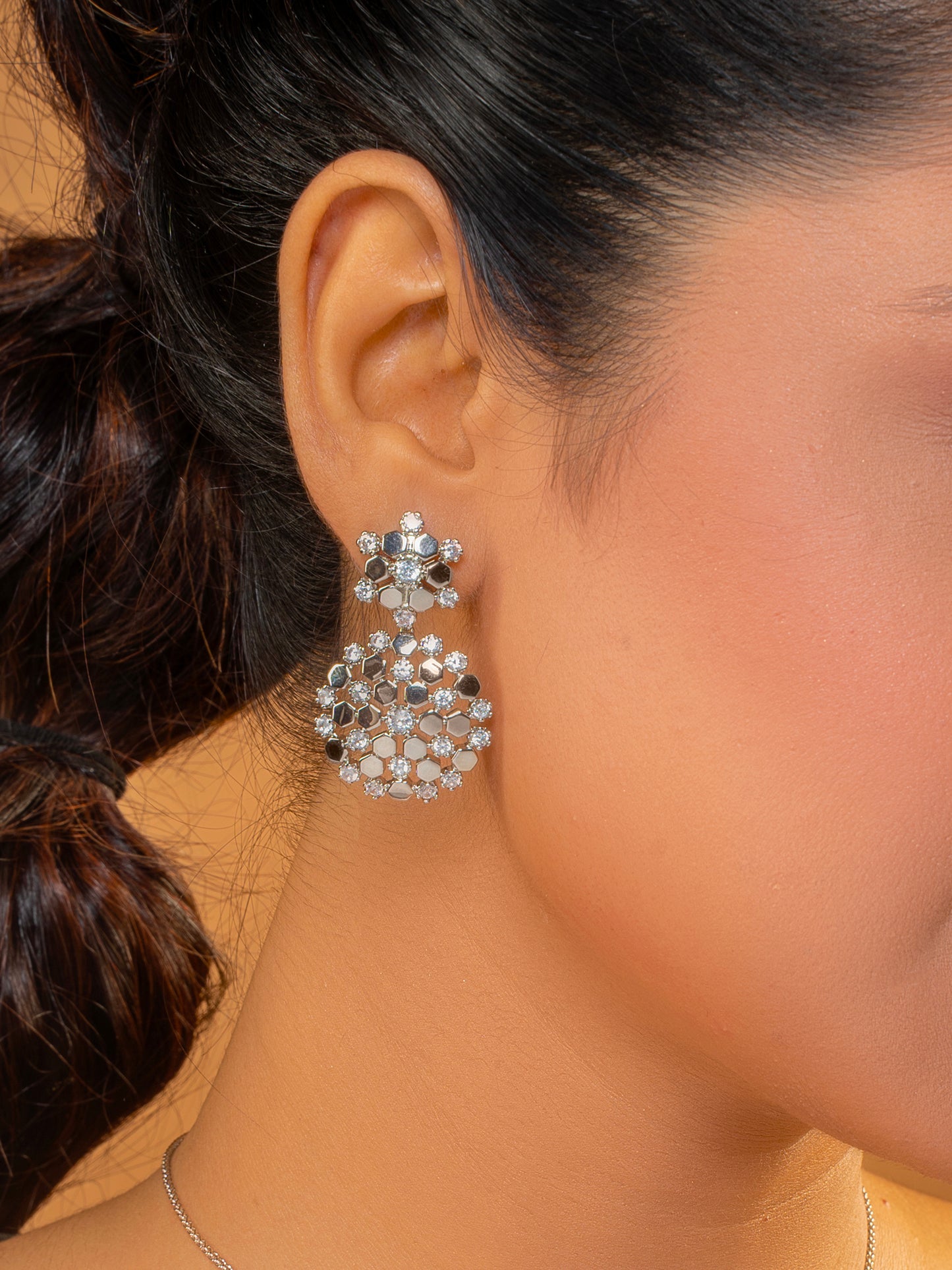 Honey Comb Earrings