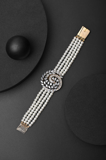 Pearls & Zircon Bracelet