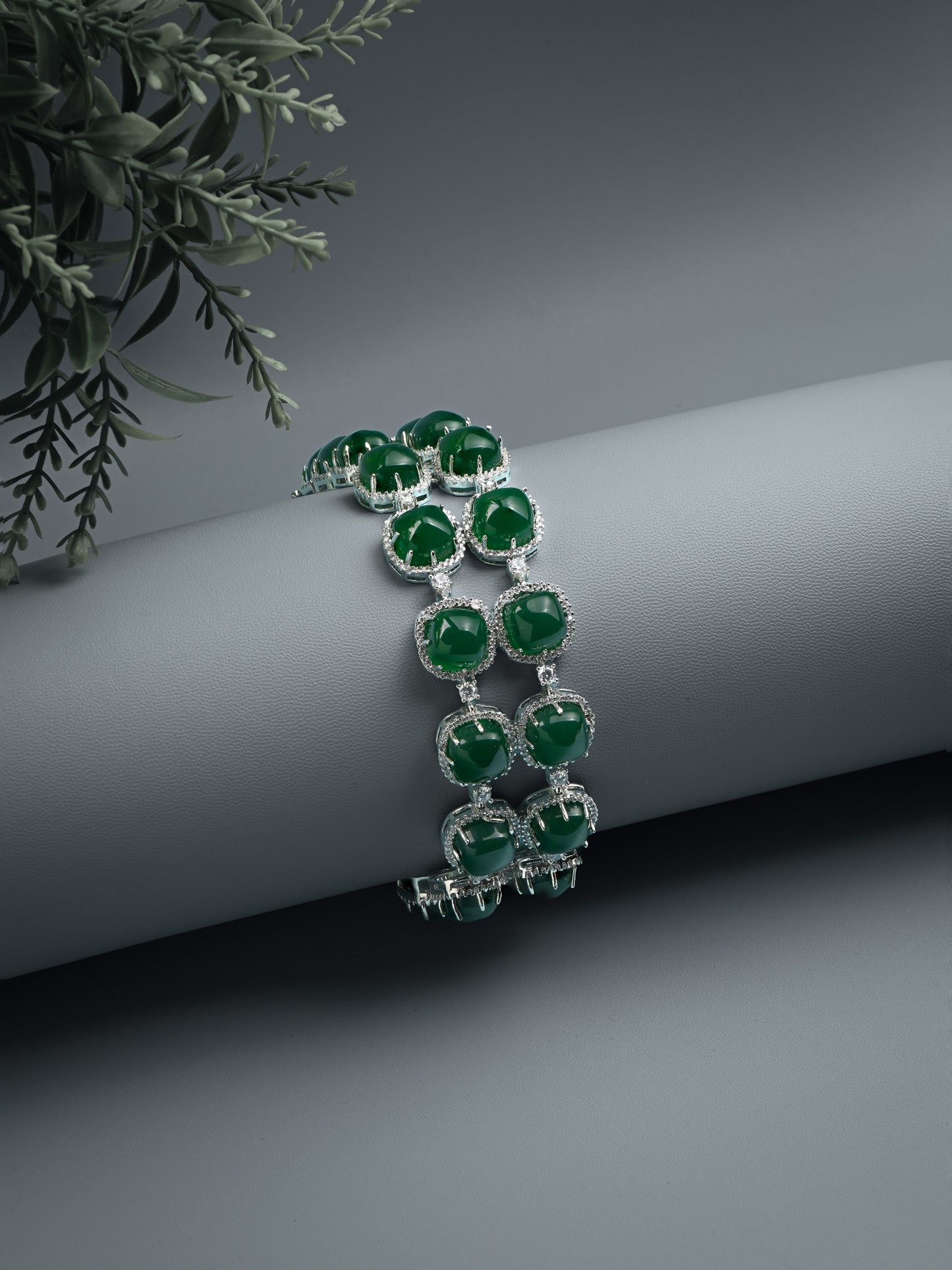 Emerald Zircon Bracelet