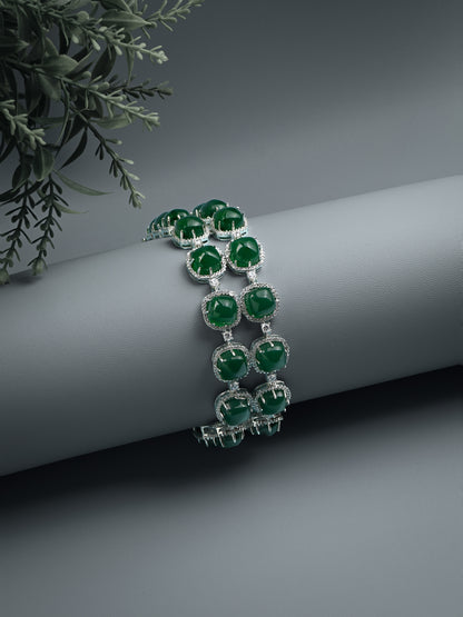 Emerald Zircon Bracelet