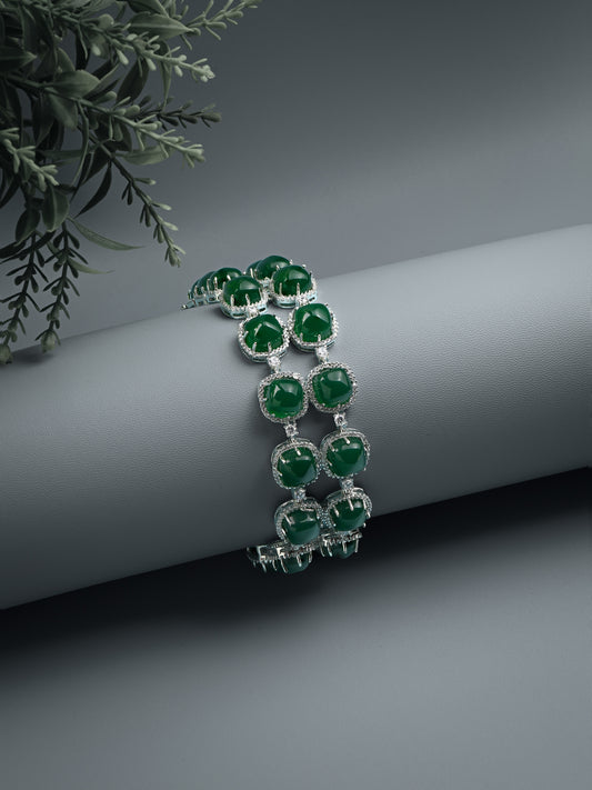 Emerald Zircon Bracelet
