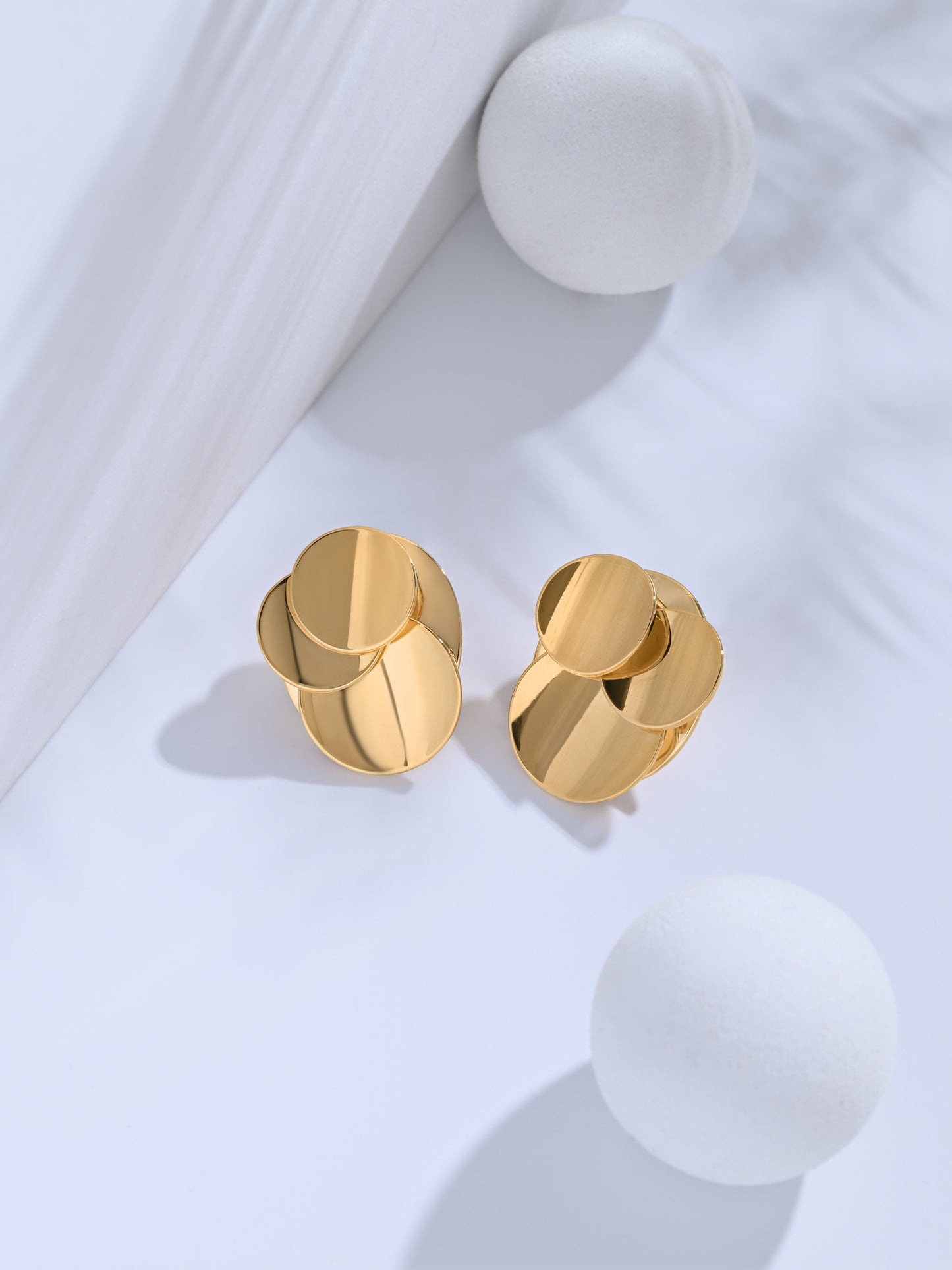 Shields In Stack Earrings