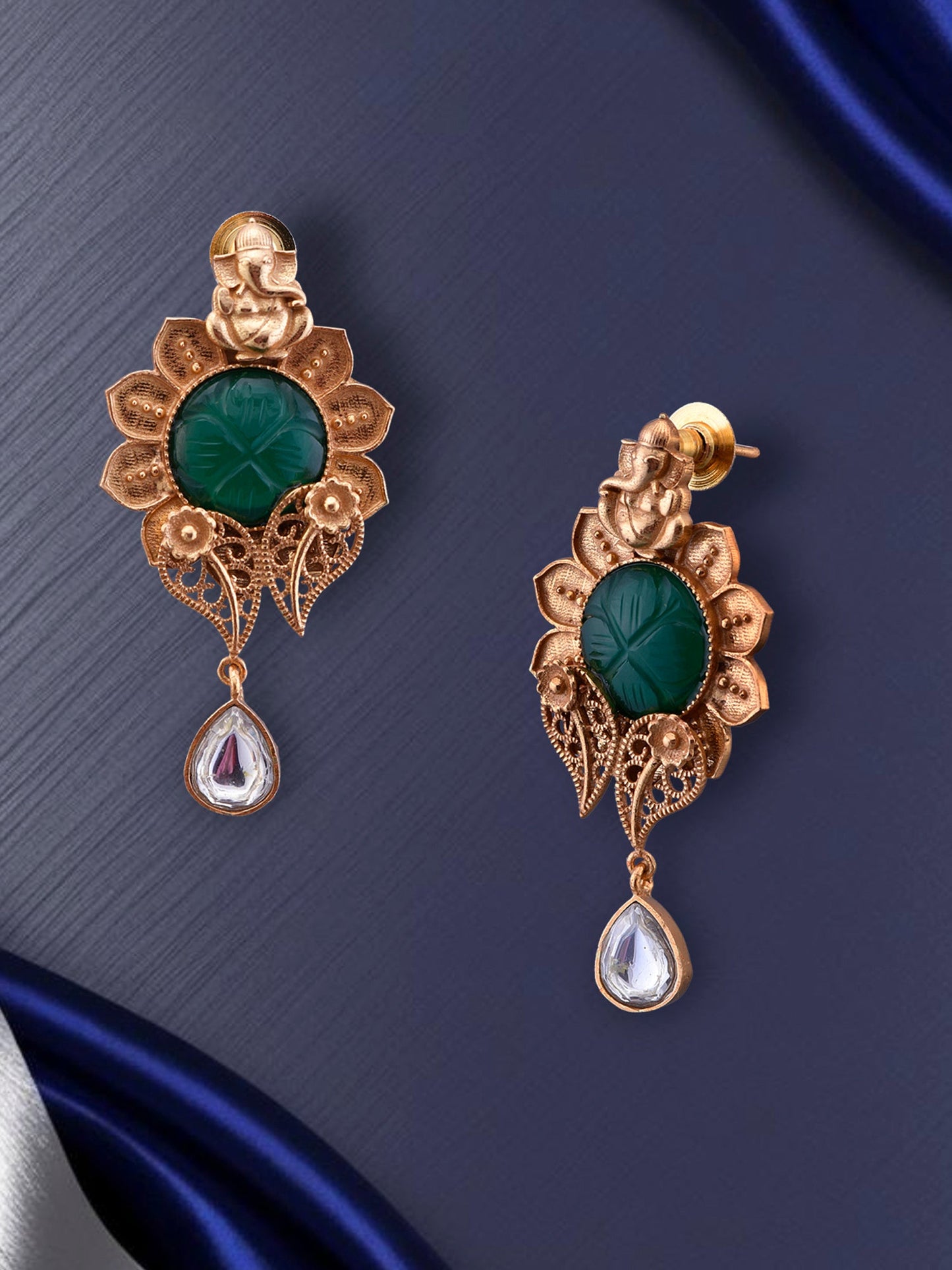 Temple Fusion Jadau Earring