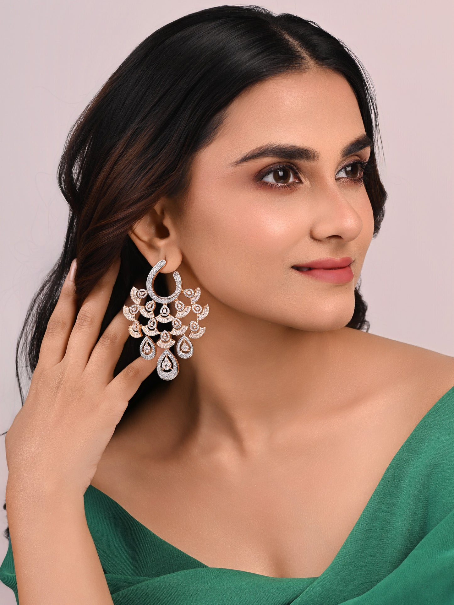 Heritage Teardrop Chandelier Earrings