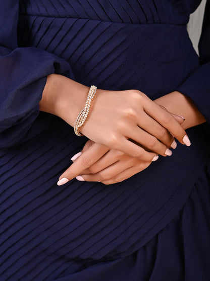 Designer Diamond Looking Zirconia Bracelet