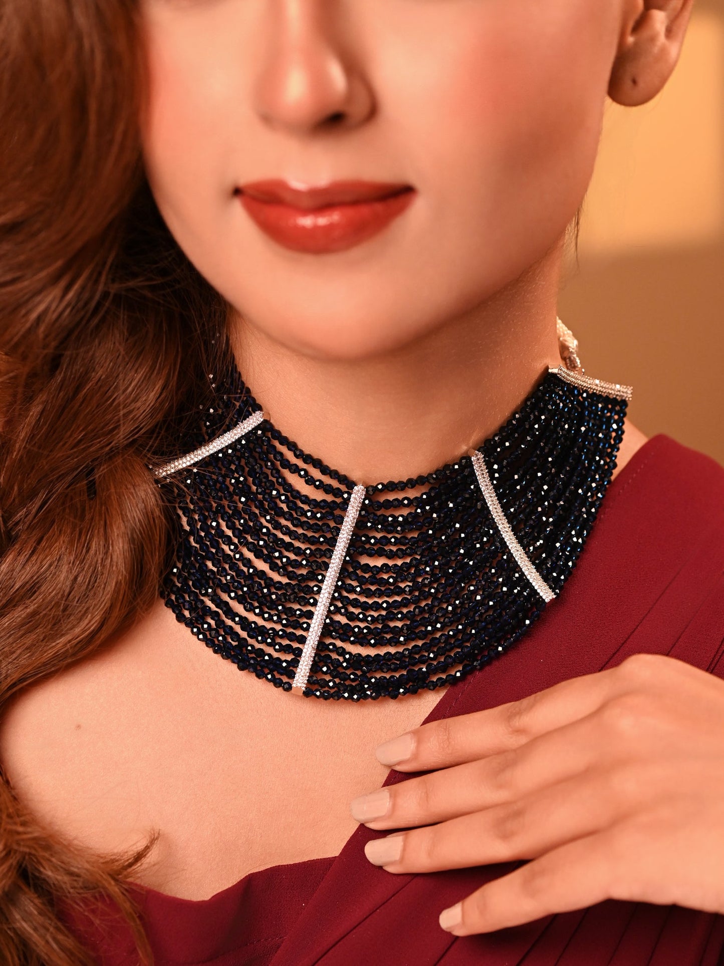 Nocturne Blue Neckpiece