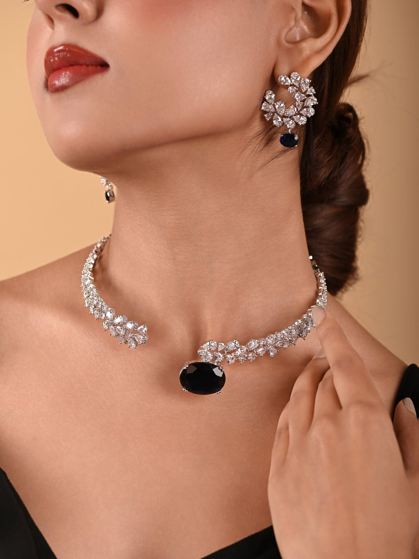 Sapphire & Diamond Chic Set