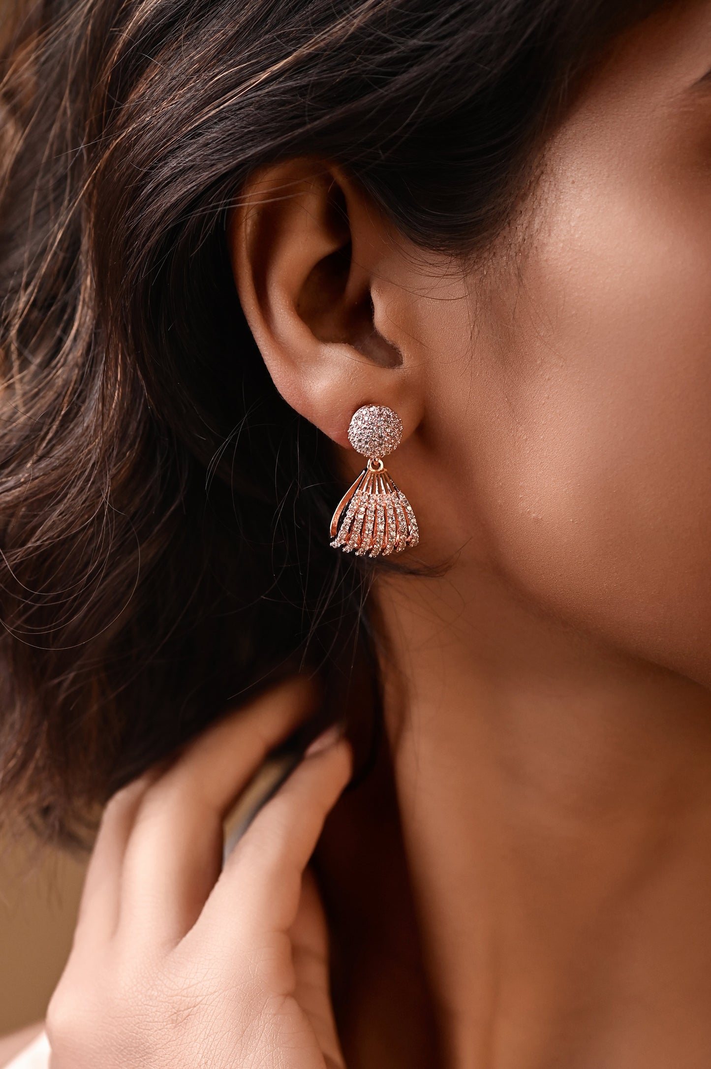 Italian Rosegold Earring