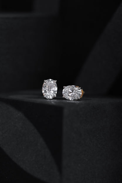Swarovski Crystal Oval Cut Stud
