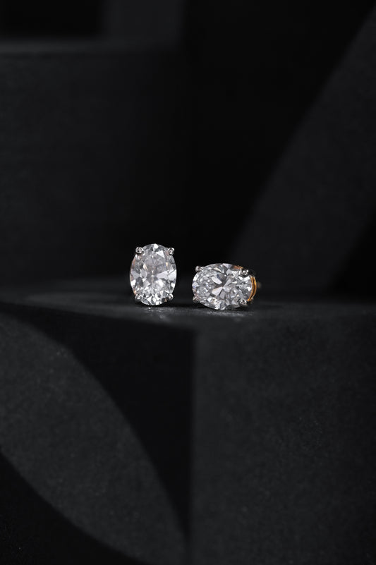 Swarovski Crystal Oval Cut Stud
