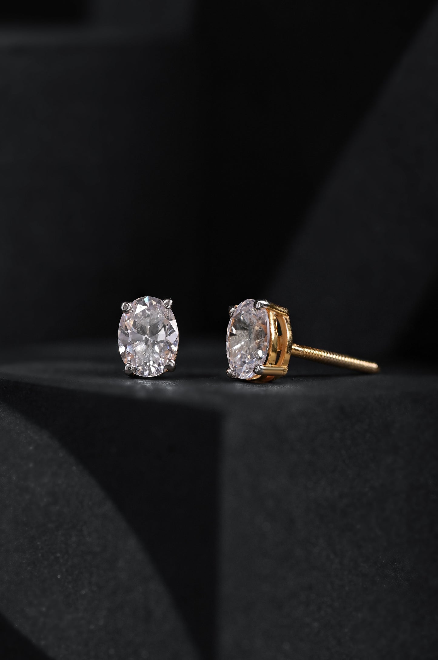Swarovski Crystal Oval Cut Stud