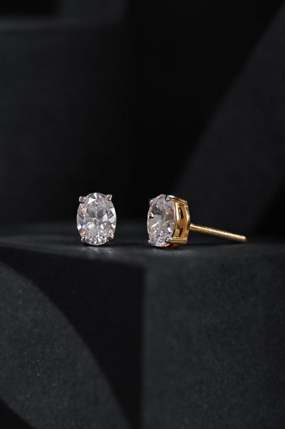 Swarovski Crystal Oval Cut Stud