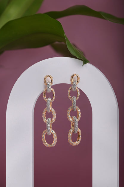 Italian Gradation Chain Earring