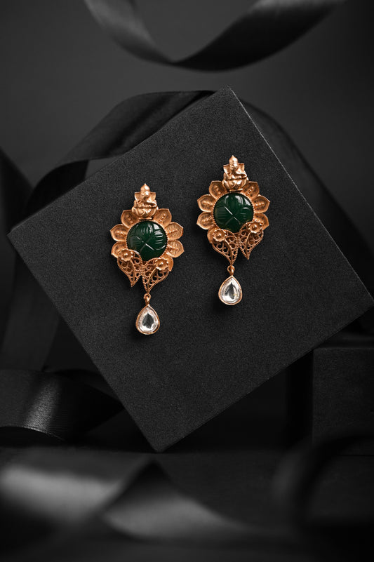 Temple Fusion Jadau Earring