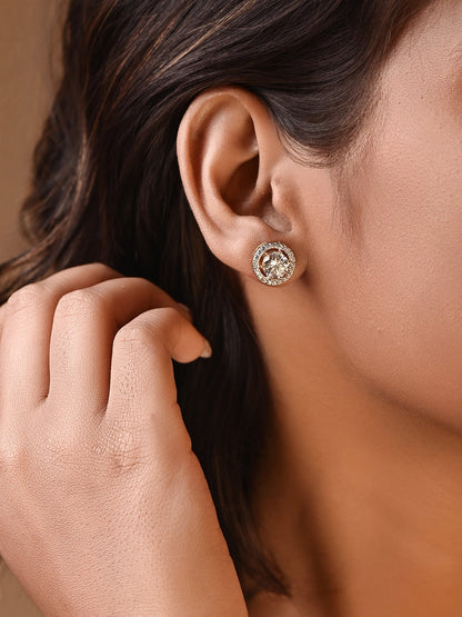 Swarovski Crystal Stud with Halo