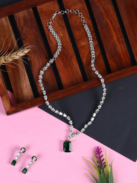 Emerald Necklace Set