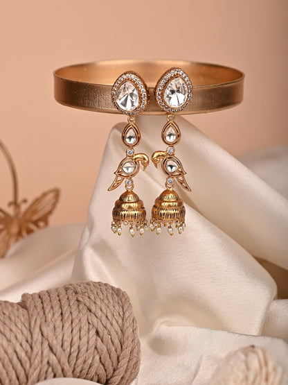 Fusion Polki Earrings