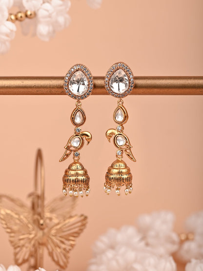 Fusion Polki Earrings