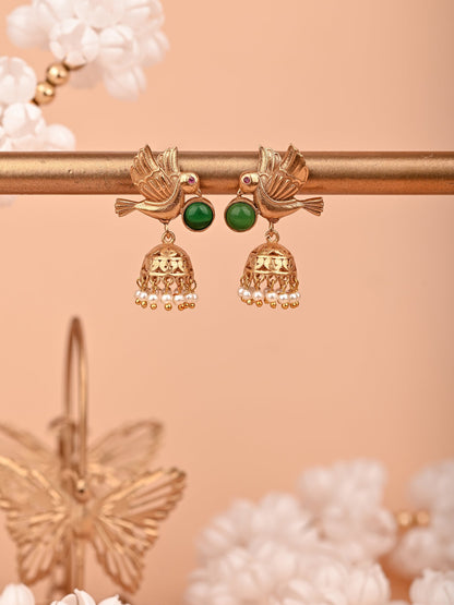 Mystical Bird Jhumka