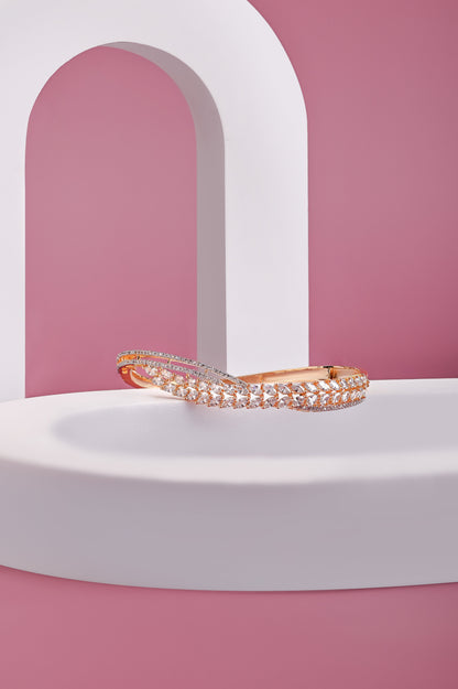 Designer Diamond Looking Zirconia Bracelet